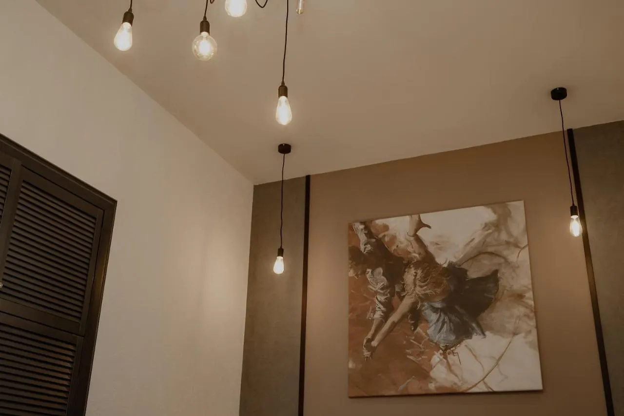 Warm Brick Wall Apartment Lviv